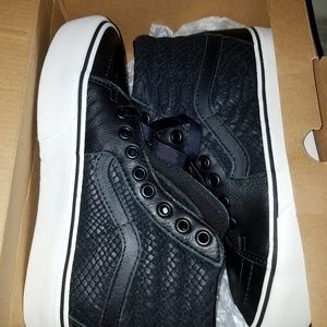 New Vans Hi Sk8 Snakeskin Sneakers Mens Size 6
